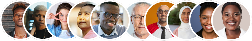 Collage of TrueTrack community members